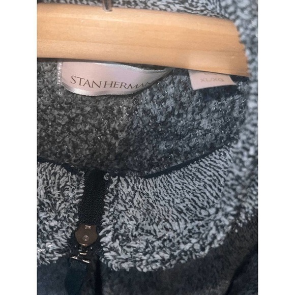 Stan Herman Full Zip Grey Sweater Fleece - Size XL‎ - Picture 3 of 4